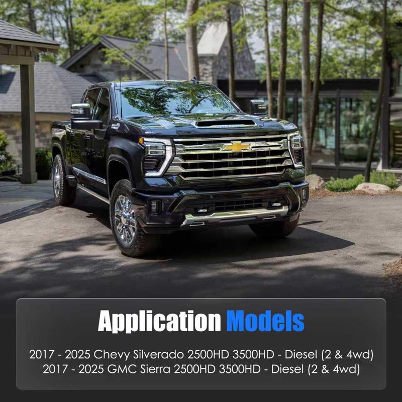 Xiaoyudou Intake Air Temperature Sensor with MAP Sensor Spacer (Silver) Fit for 2017-2025 Chevy Silverado 2500HD 3500HD, GMC Sierra 2500HD 3500HD 6.6L Duramax Diesel Replaces 12681993 12707766 - Image 3